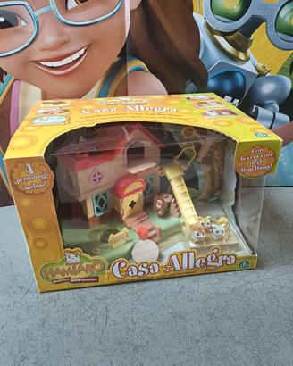 Hamtaro Casa Allegra Playset 4 personaggi inclusi