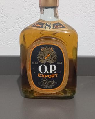 Bottiglia brandy vintage 