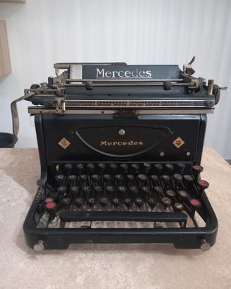 Macchina da scrivere Mercedes 6 Vintage Typewriter
