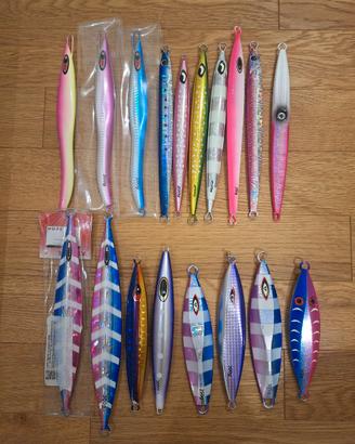 Artificiali pesca metaljig long e slow 200/300g