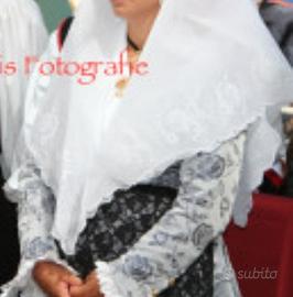 Abito sardo broccato di seta 