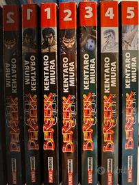Manga Berserk Vol.1-5 di Kentaro Miura