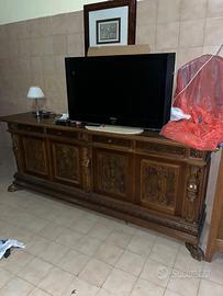 Madia in legno intarsiata