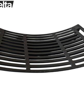 64x45x15 Porta Legna Braciere Ghisa Camino Stufa