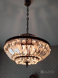 lampadario anni 60 in cry