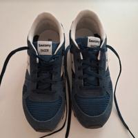 Scarpa Saucony blu e bianca misura 35,5