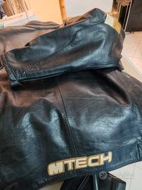 Giubbetto moto pelle MTech