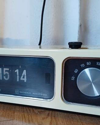 RADIO OROLOGIO A PALETTE NATIONAL PANASONIC 