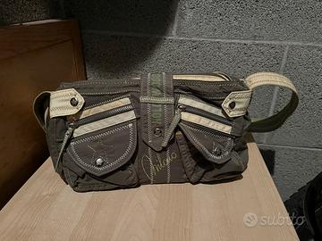 Borsa Hollywood Milano marrone beige con tasche