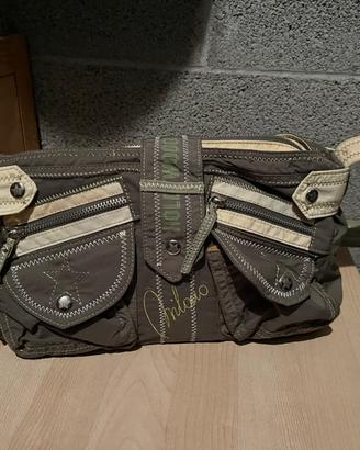 Borsa Hollywood Milano marrone beige con tasche