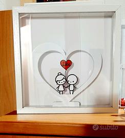 cornice 3d innamorati