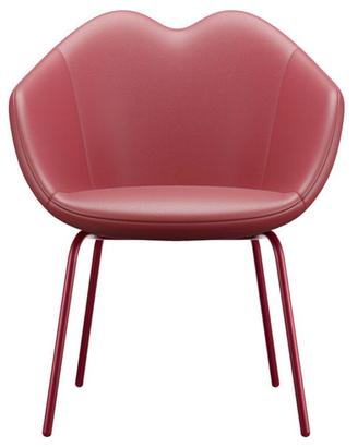 SEDIA QEEBOO XOXO CHAIR LEATHER 4 LEGS