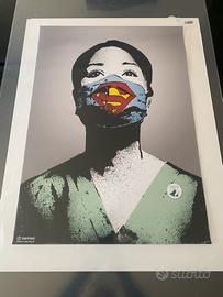 FAKE Super Nurse 2024. Offset Lithograph Poster