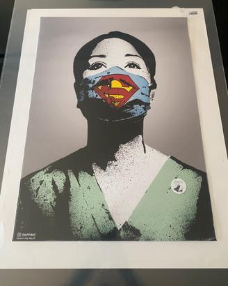 FAKE Super Nurse 2024. Offset Lithograph Poster