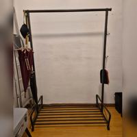 Stand Appendiabiti Ikea  Nero per abiti e scarpe