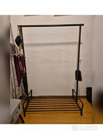 Stand Appendiabiti Ikea  Nero per abiti e scarpe
