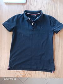 Polo bambino blu Tommy Hilfiger