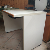 Scrivania marcatré 97x73x62 bianca - buono stato