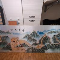 Arazzo ricamato a mano Grande Muraglia Cinese