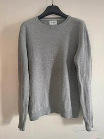 Maglione Pull&Bear grigio 100% cotone S