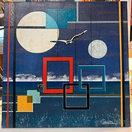 Quadro Luigi Mella “Oltre gli schemi” 50x50