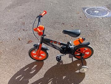 Bici bambino 12 pollici con rotelle