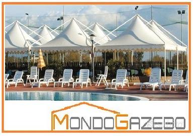 Gazebo fisso Moon 3x4 struttura fissa 4x3 eventi
