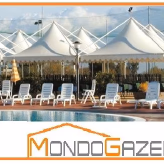 Gazebo fisso Moon 3x4 struttura fissa 4x3 eventi