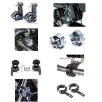 Staffe di fissaggio faretti moto 3 mod Metallo Abs
