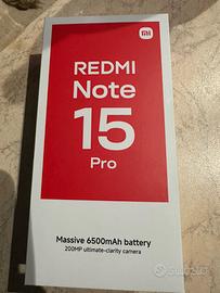 Redmi note 15 pro nuovo garanzia due anni