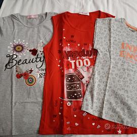 Set 3 t-shirt da ragazza