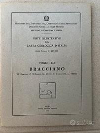 Note illustrative Carta Geologica f. 143 Bracciano