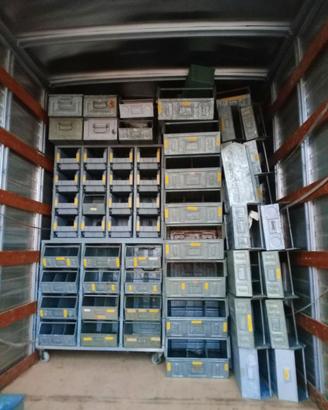 Contenitore cassetta metallo portattrezzi utensili