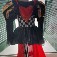 Vestito carnevale Regina di cuori
