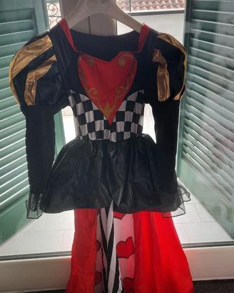Vestito carnevale Regina di cuori