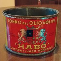 Antica scatola di latta