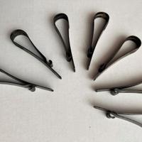 7 Pinze mollette salvapantaloni bicicletta vintag