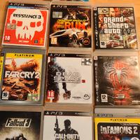 lotto 9 videogiochi PlayStation 3