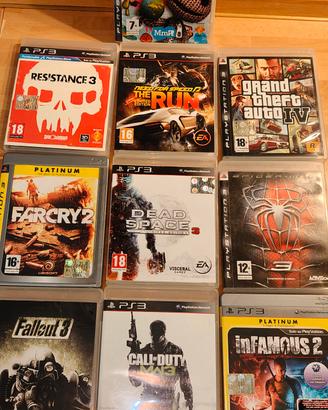 lotto 9 videogiochi PlayStation 3