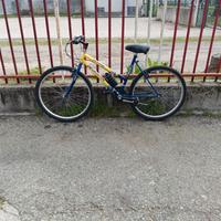 bici MTB  funzionante cambio 18,.  ruote raggio 26