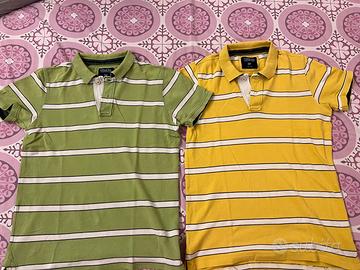 Polo uomo a righe (gialla e verde) - Tg.S