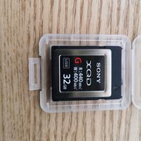 Scheda memoria SONY XQD 32GB