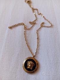 collana medusa dorata Versace 