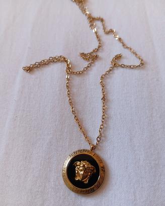 collana medusa dorata Versace 