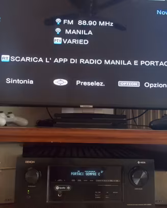 DENON AVR-X2400H SINTOAMPLIFICATORE ARC HEOS