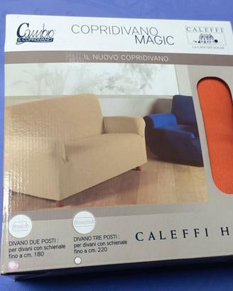 Copridivano Magic Caleffi Arancio 2 posti