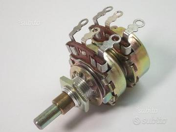 2 Unità Potenziom.CAMBRE CENTRALAB Stereo 2x250 K