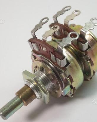 2 Unità Potenziom.CAMBRE CENTRALAB Stereo 2x250 K