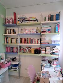libreria componibile alta 264 cm e larga 224 cm