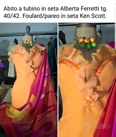 Abito in seta Alberta Ferretti